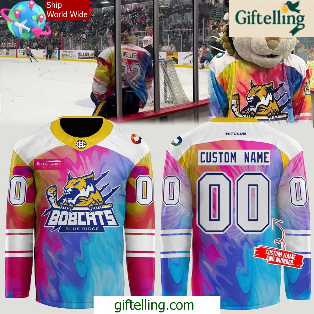 Blue Ridge Bobcats Autism Awareness Night Special Hockey Jersey