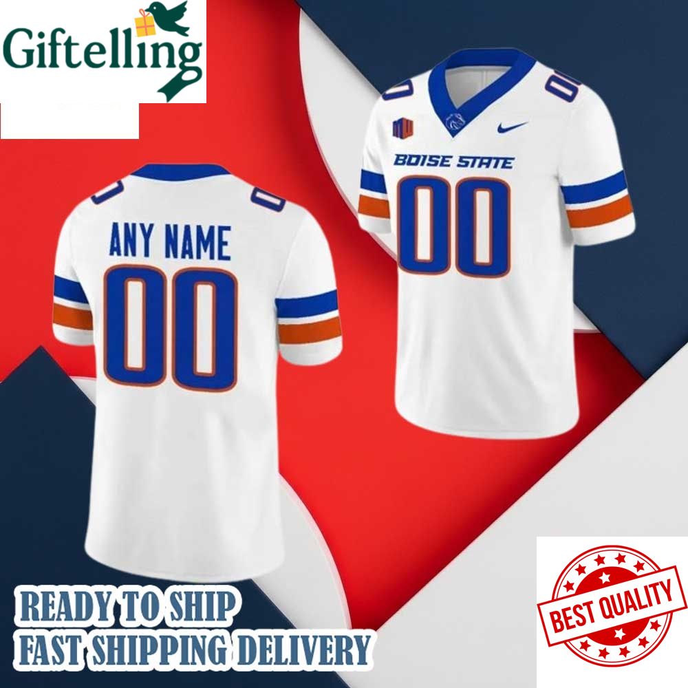 Boise State Broncos White Out Gameday Football Jersey