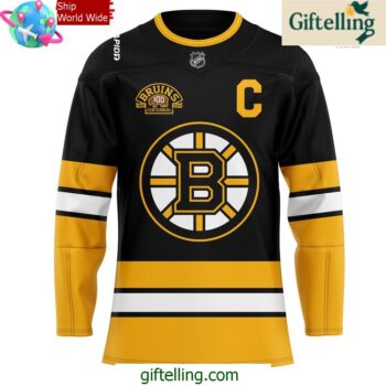 Boston Bruins 100th Anniversary Limited Edition Hockey Jersey
