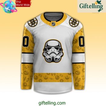 Boston Bruins x Star Wars Night Custom Hockey Jersey