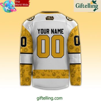 Boston Bruins x Star Wars Night Custom Hockey Jersey
