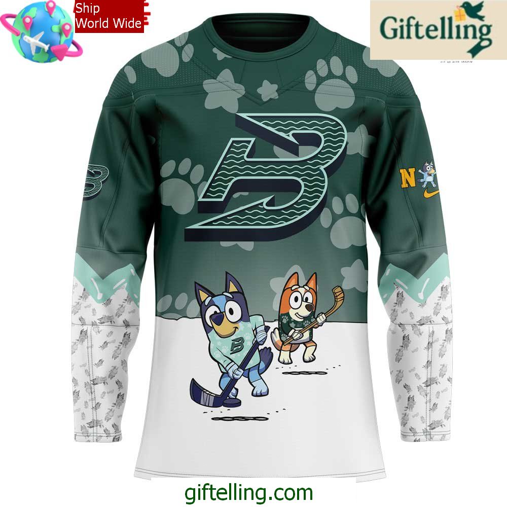Boston Fleet Bluey and Bingo Special Jersey Boston Fleet Bluey and Bingo Special Jersey