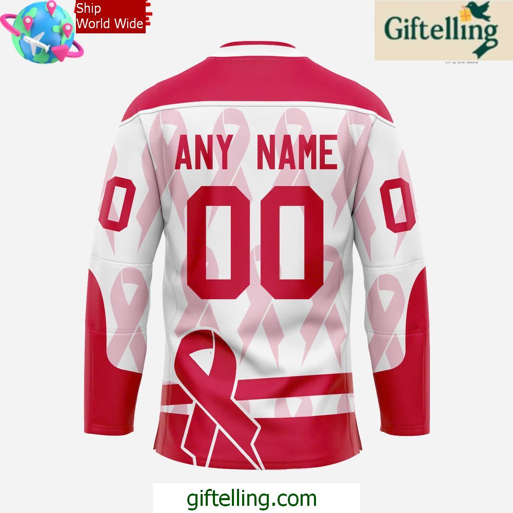 Brampton Steelheads Pink in the Rink Night Custom Hockey Jersey Brampton Steelheads Pink in the Rink Night Custom Hockey Jersey