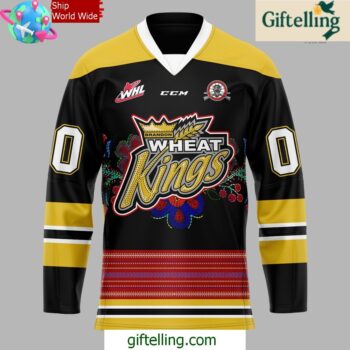 Brandon Wheat Kings Louis Riel Night Jersey Auction
