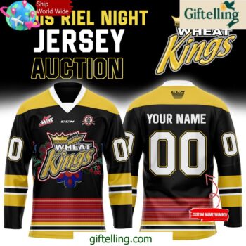Brandon Wheat Kings Louis Riel Night Jersey Auction