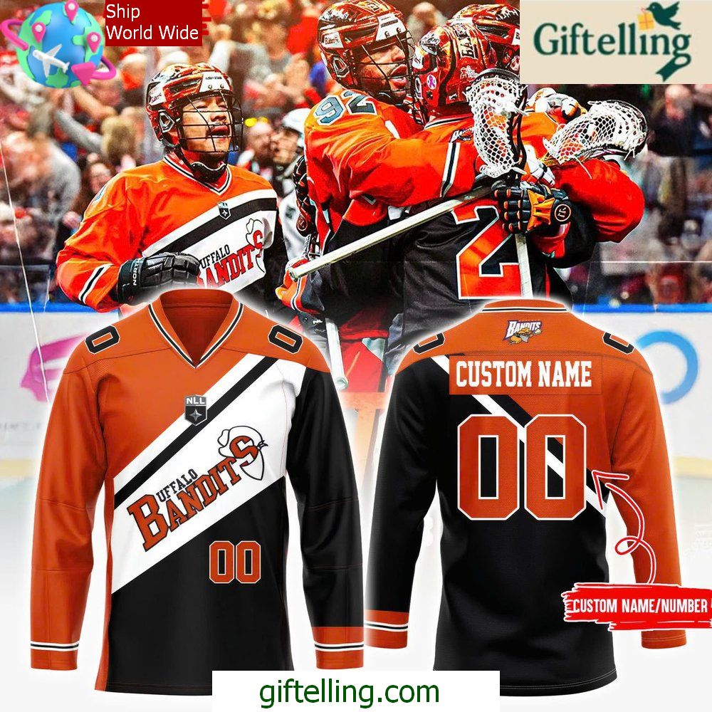 Buffalo Bandits New Uniform 20242025 Special Hockey Jersey
