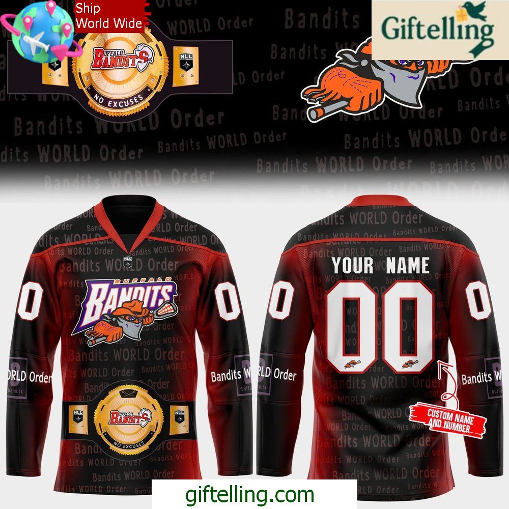 Buffalo Bandits Wrestling Night 2025 Hockey Jersey