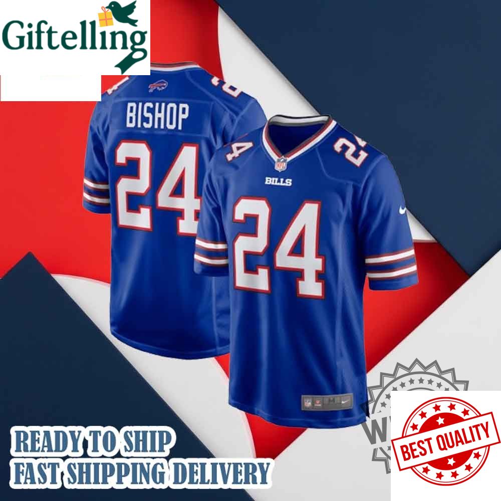 Buffalo Bills Cole Bishop Nike Royal Game Football Jersey