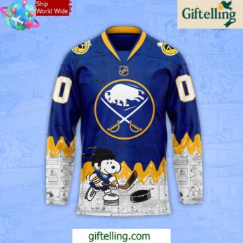 Buffalo Sabres 75th Anniversary of Peanuts Jersey