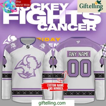 Buffalo Sabres Hockey Fights Cancer 2024 Hockey Jersey