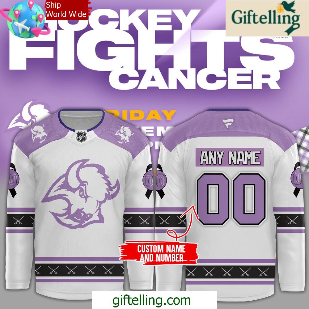 Buffalo Sabres Hockey Fights Cancer 2024 Hockey Jersey