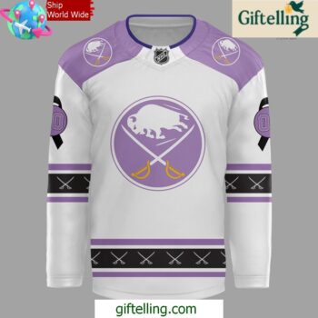 Buffalo Sabres Hockey Fights Cancer Special Edition Hockey Jersey