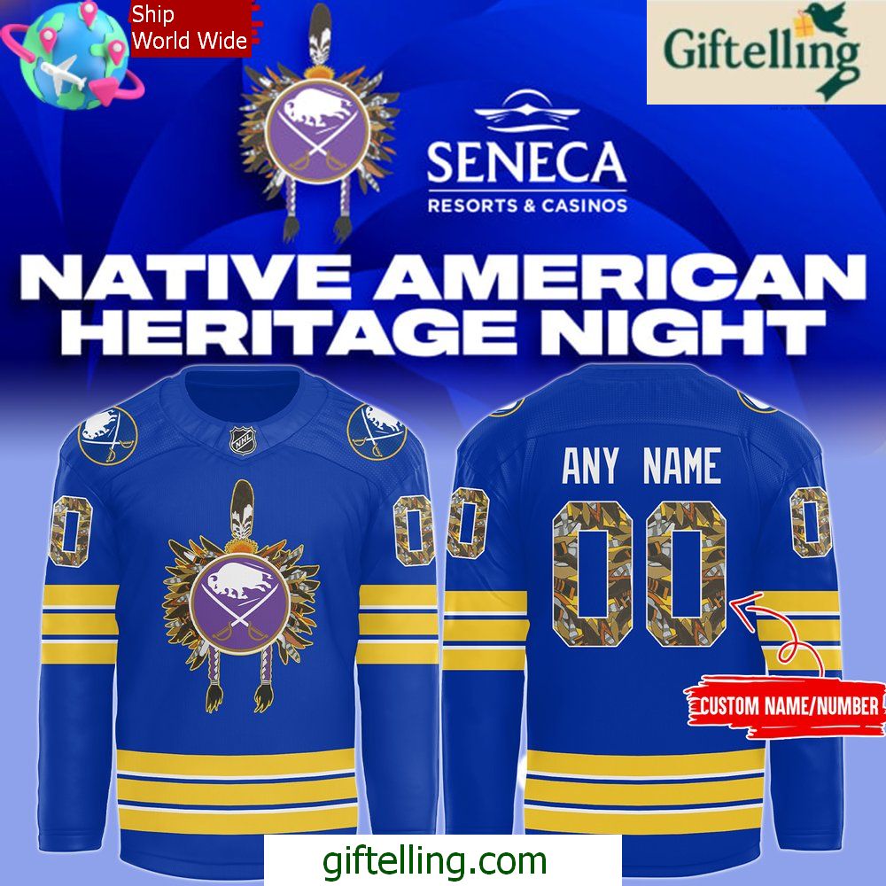 Buffalo Sabres Native American Heritage Night Special Hockey Jersey