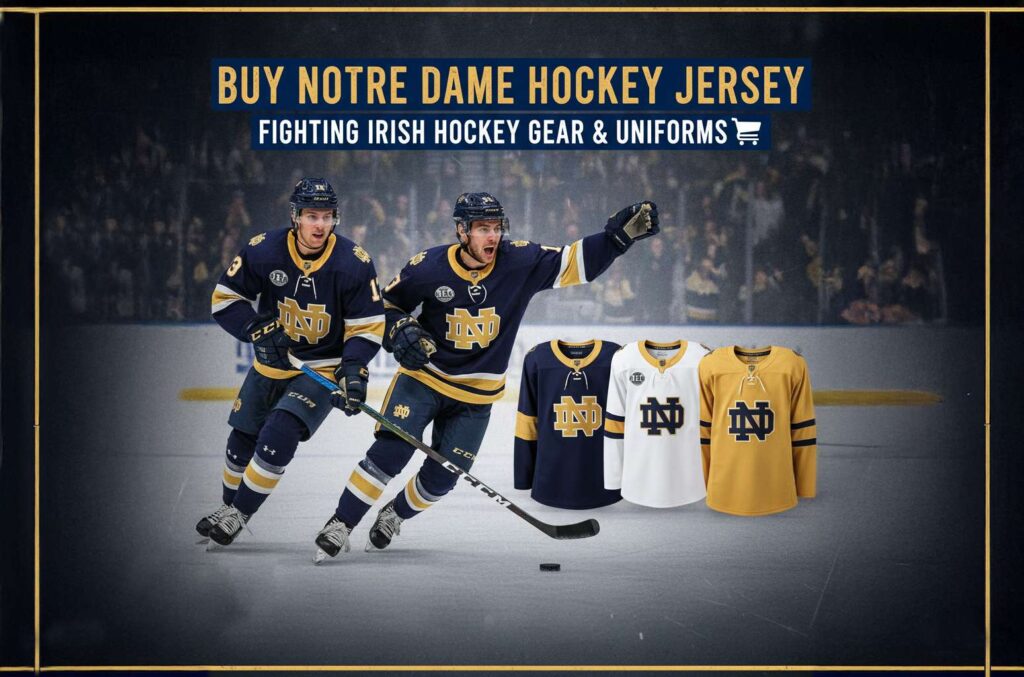 Buy Notre Dame Hockey Jersey Fighting Irish Hockey Gear & Uniforms