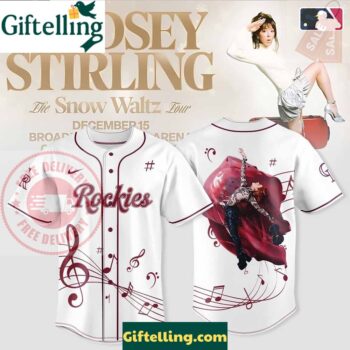 Colorado Rockies Lindsey Stirling The Snow Waltz Holiday Tour 2025 Baseball Jersey