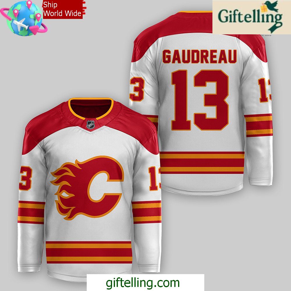 Calgary Flames 2024 White Hockey Jersey Calgary Flames 2024 White Hockey Jersey