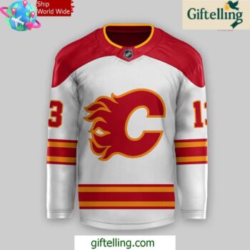 Calgary Flames 2024 White Hockey Jersey