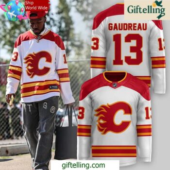 Calgary Flames 2024 White Hockey Jersey