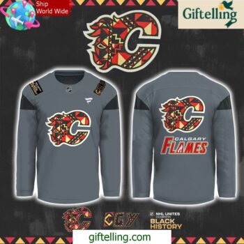 Calgary Flames Black History Month 2025 Hockey Jersey