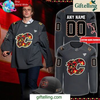 Calgary Flames Black History Month 2025 Jersey