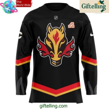 Calgary Flames New Uniform 202425 Hockey Jersey