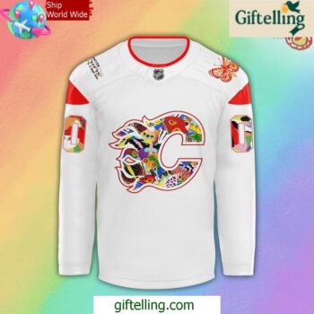 Calgary Flames Pride Night 2025 NHL Jersey