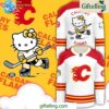 Calgary Flames x Hello Kitty 50th Anniversary White Hockey Jersey