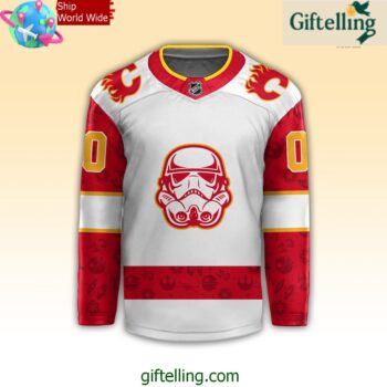 Calgary Flames x Star Wars Night Custom Hockey Jersey
