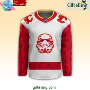 Calgary Flames x Star Wars Night Hockey Jersey