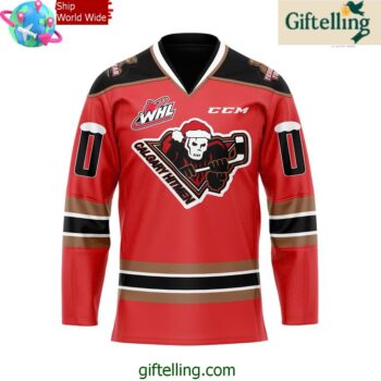Calgary Hitmen Teddy Bear Toss Premium Hockey Jersey