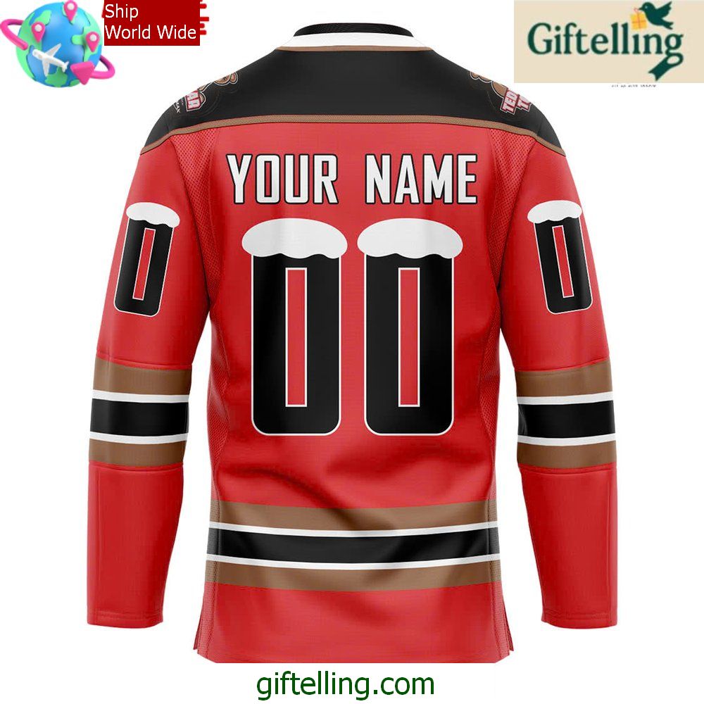Calgary Hitmen Teddy Bear Toss Premium Hockey Jersey Calgary Hitmen Teddy Bear Toss Premium Hockey Jersey