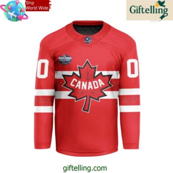 Canada Ice Hockey 4 Nation Face Off 2025 Hockey Jersey
