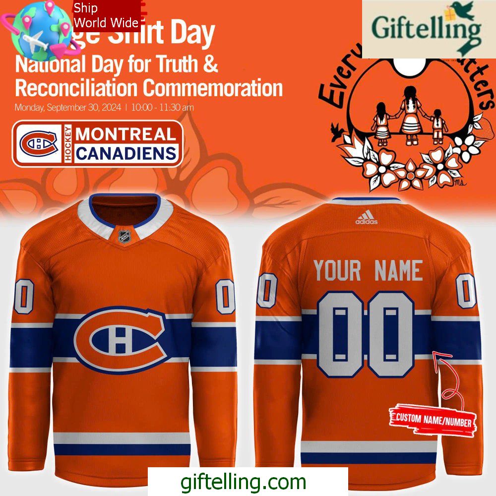 Canadiens Montreal Every Child Mastters 2024 Hockey Jersey