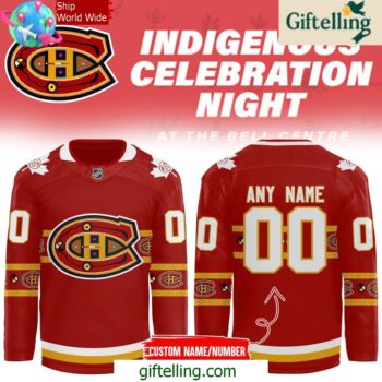 Canadiens Montreal Indigenous Celebration Night 2025 Hockey Jersey