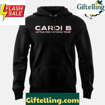 Cardi B Little Miss Drama Tour Black Hoodie