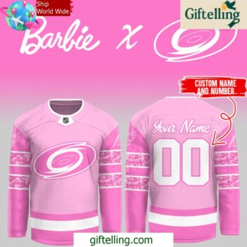 Carolina Hurricanes Barbie Night 2025 Hockey Jersey