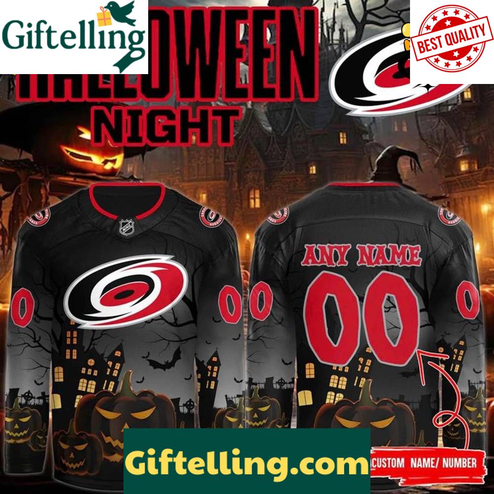 Carolina Hurricanes x 2025 Halloween Night Custom Hockey