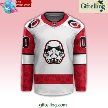 Carolina Hurricanes x Star Wars Night 2024 Custom Hockey Jersey