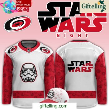 Carolina Hurricanes x Star Wars Night 2024 Hockey Jersey