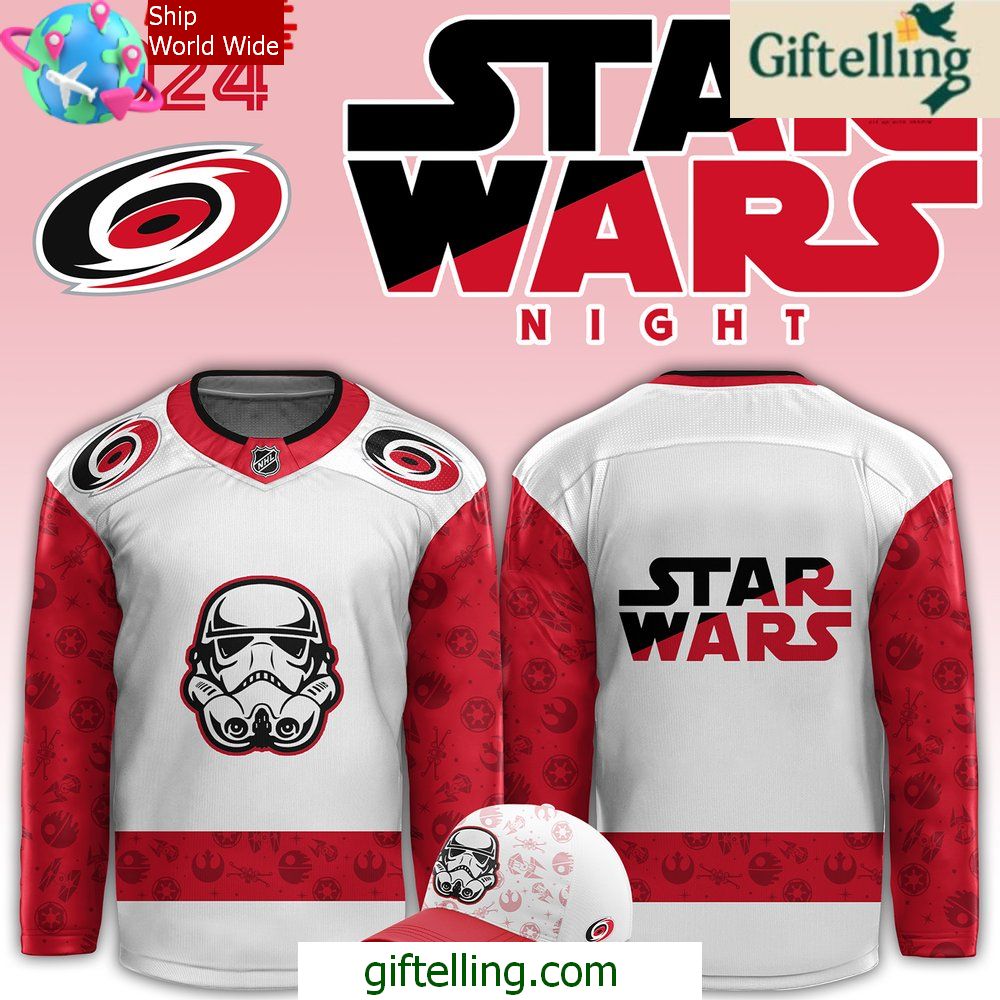 Carolina Hurricanes x Star Wars Night 2024 Hockey Jersey