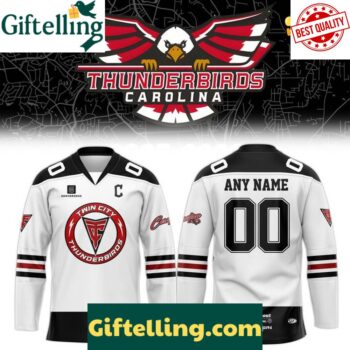 Carolina Thunderbirds New Season 2025-2026 Custom Hockey Jersey White