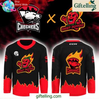 Charlotte Checkers x Ghost Peppers Limited Hockey Jersey