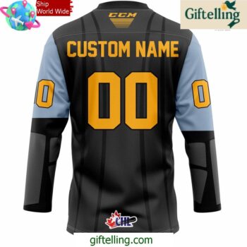 Charlottetown Islanders Game Worn Batman Special Jersey