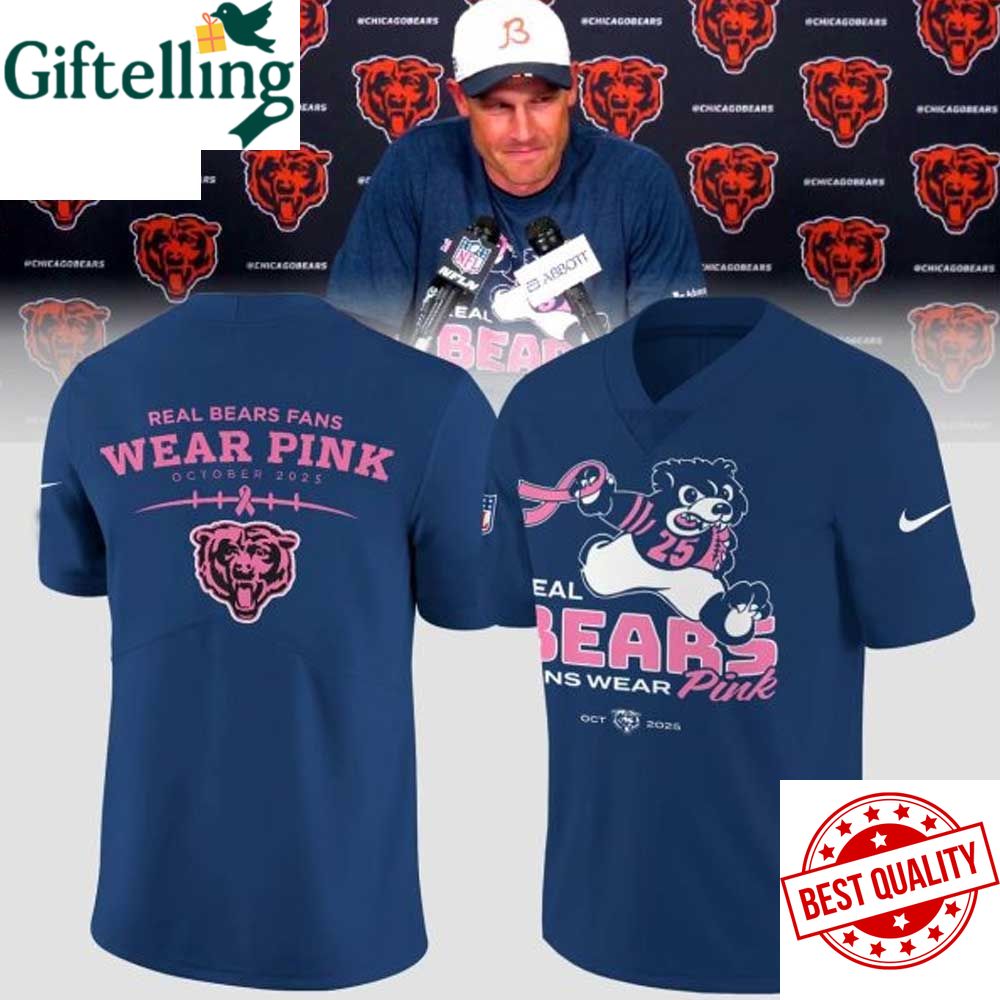 Chicago Bears Wear Pink Breast Cancer Awareness Football Jersey
