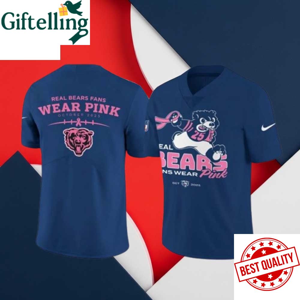 Chicago Bears Wear Pink Breast Cancer Awareness Football Jersey