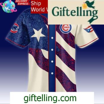 Chicago Cubs Puerto Rican Heritage 2025 Hockey Jersey 2