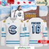 Chicago Cubs x Notre Dame Fighting Irish Custom Hockey Jersey