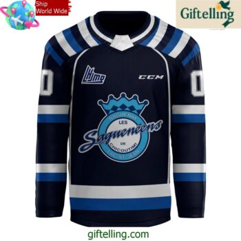 Chicoutimi Saguenens 2024 Blue Hockey Jersey