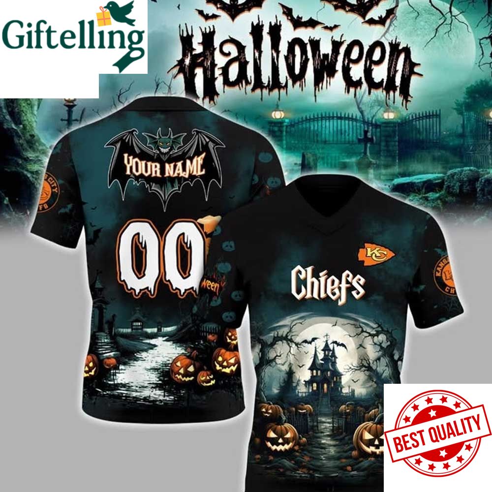 Chiefs Halloween Football Jersey Custom Name
