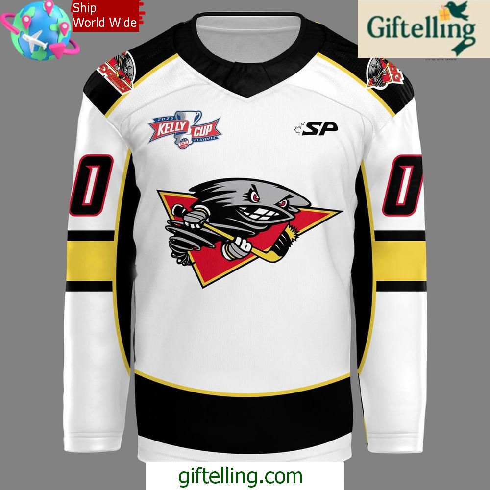 Cincinnati Cyclones 2025 Kelly Cup Playoffs Special Hockey Jersey 2 Cincinnati Cyclones 2025 Kelly Cup Playoffs Special Hockey Jersey 2